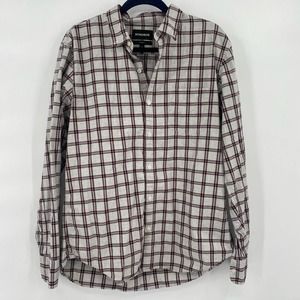 Bonobos Tailored Fit 100% Cotton Button Front Shirt Size Extra Large